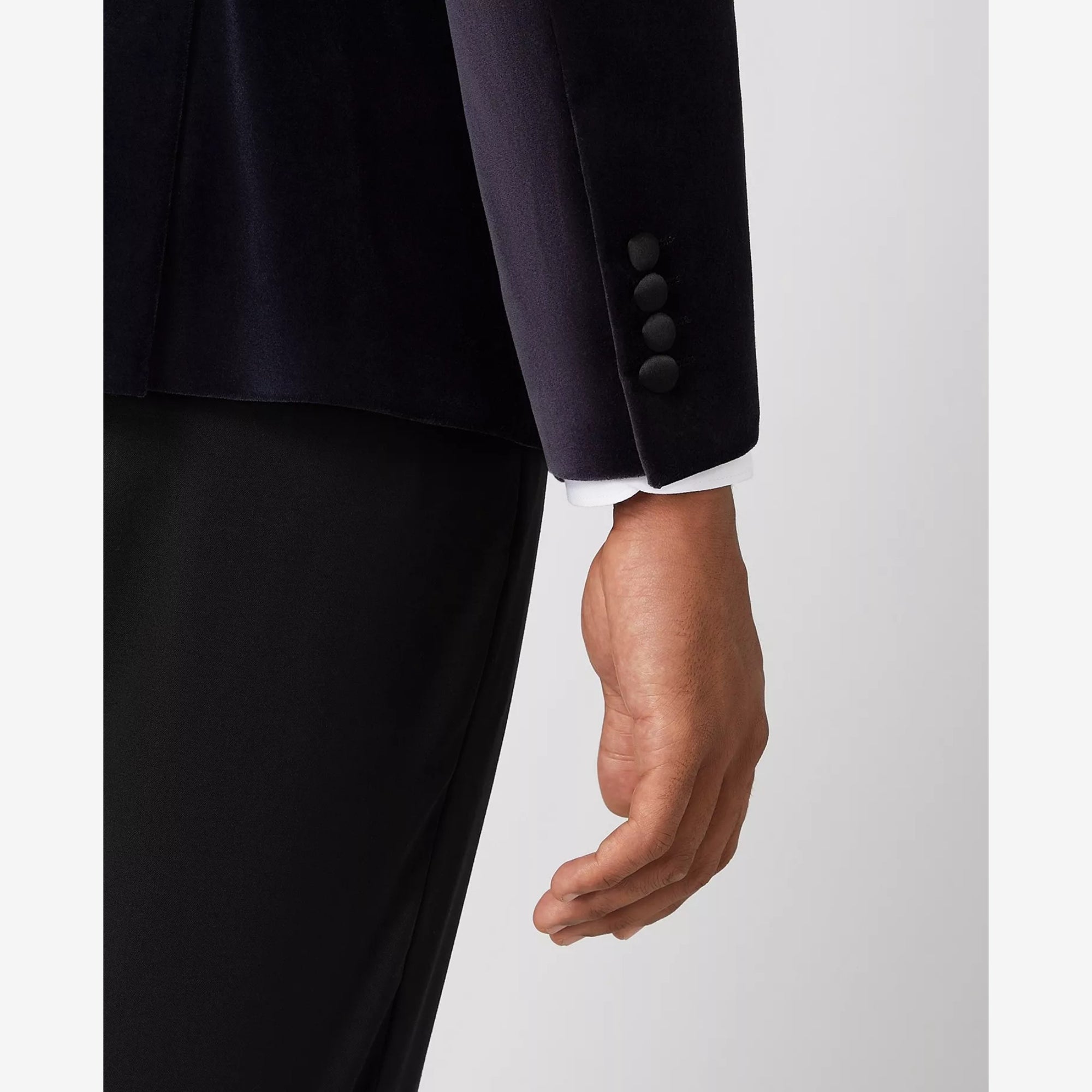 Remus Uomo Slim Fit Monti Stretch Velvet Navy Jacket 11860