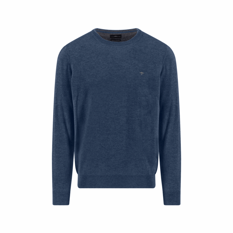 Fynch-Hatton Wool-Cashmere Blend Crew Sweater