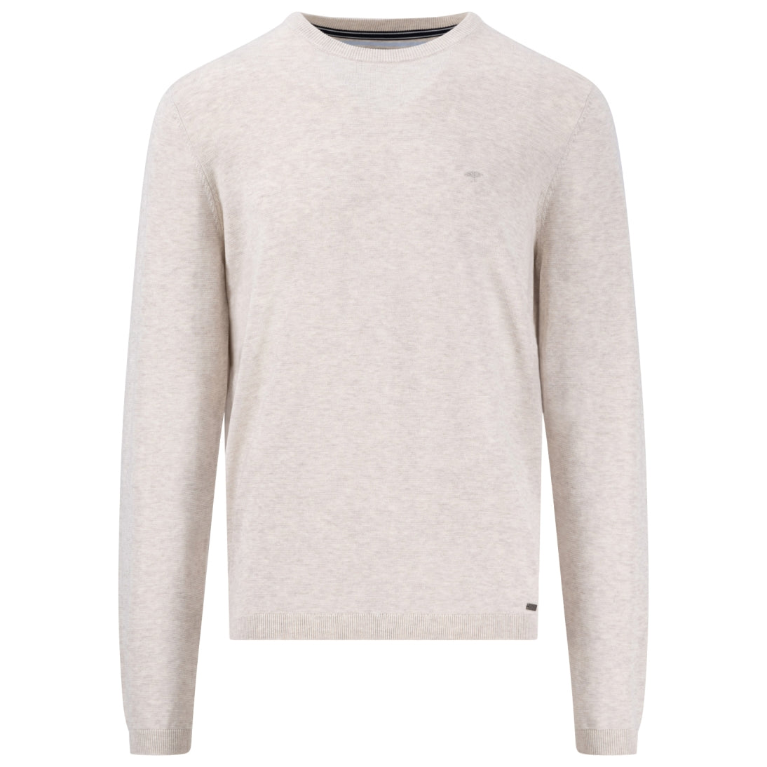 Fynch-Hatton Lightweight Air Cotton Crew Neck Sweater 1502314 New Offwhite