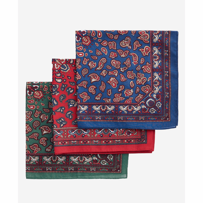 Barbour Paisley Handkerchiefs Gift Box Set