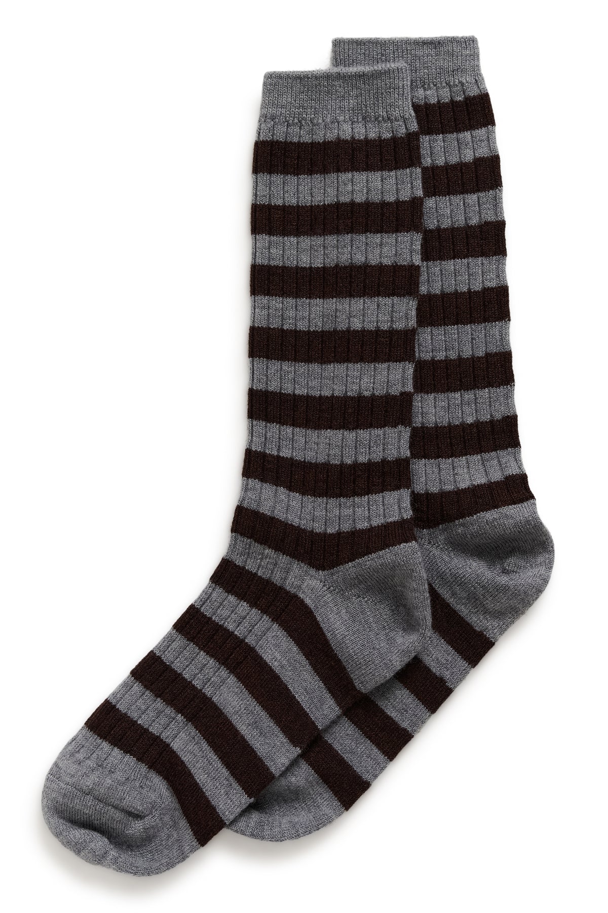 Part Two DorinPW Socks in Grey Stripe