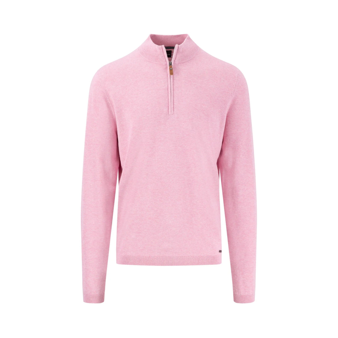 Fynch-Hatton Troyer Half Zip Jumper 1502316 Peony Pink