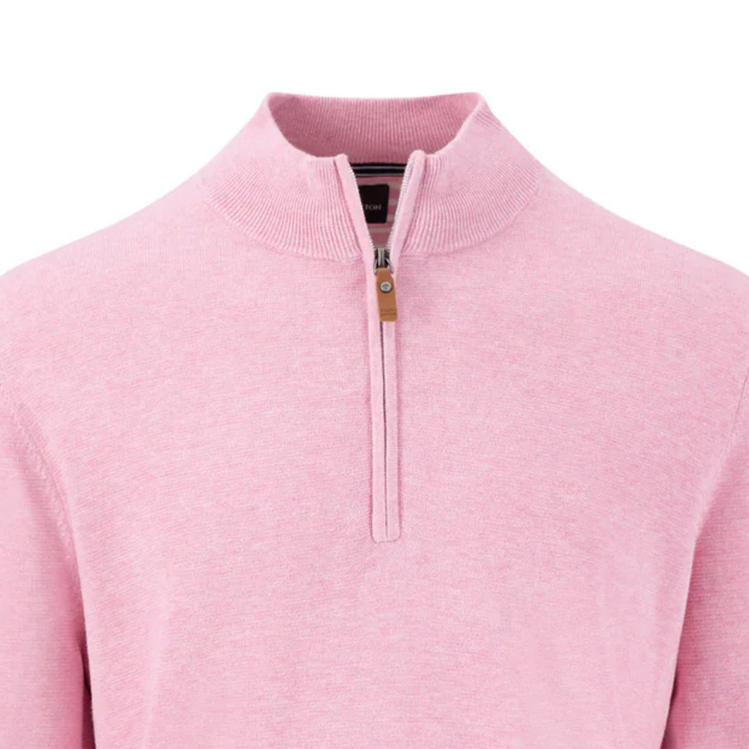 Fynch-Hatton Troyer Half Zip Jumper 1502316 Peony Pink