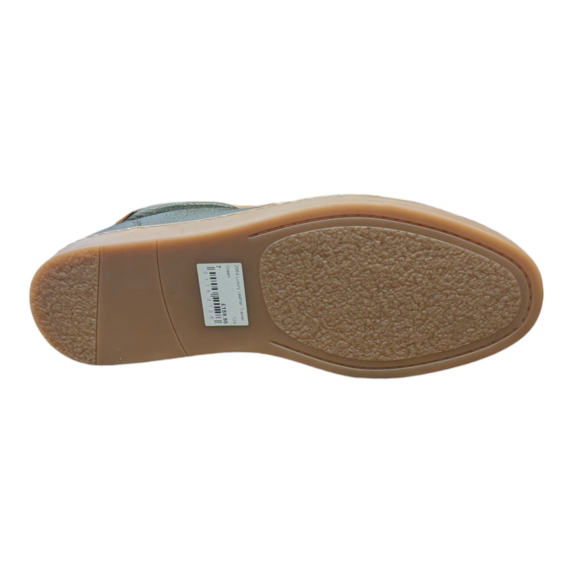 Lacuzzo Luxury Italian Leather Trainers Blue