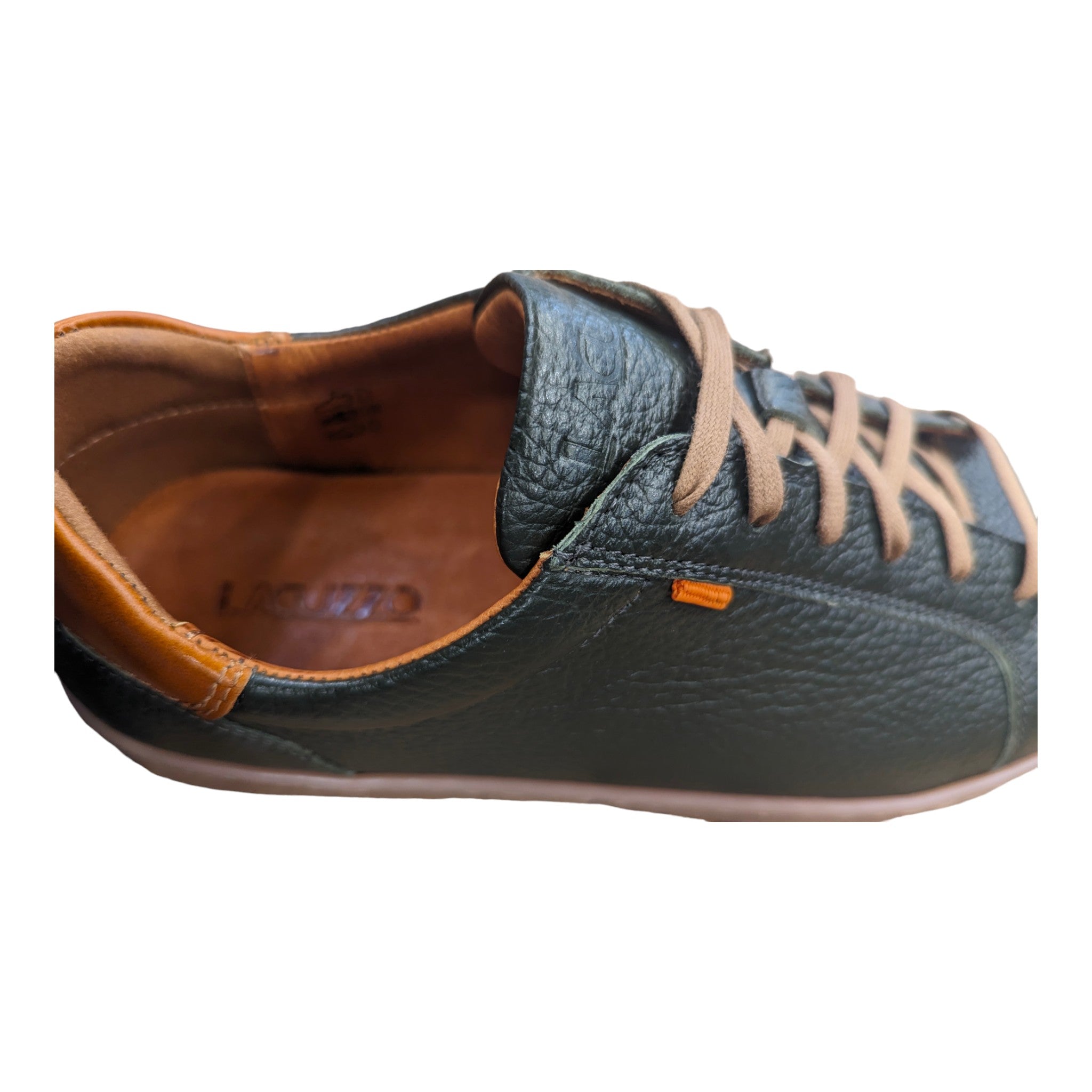 Lacuzzo Luxury Italian Leather Trainers Green – Jepsons