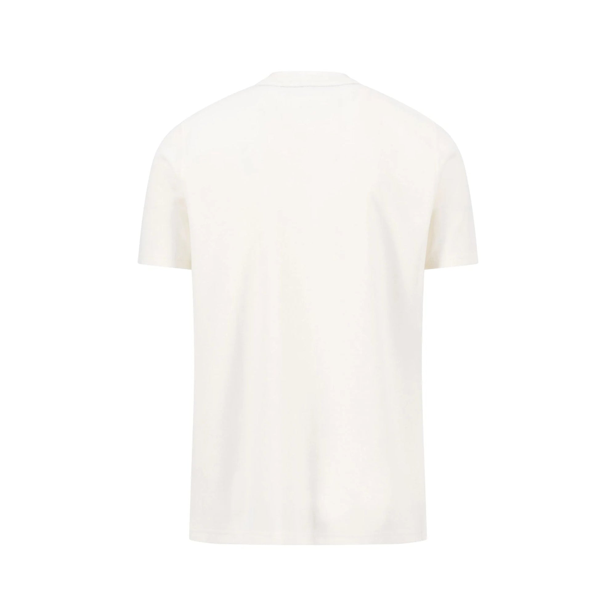 White t-shirt on a white background