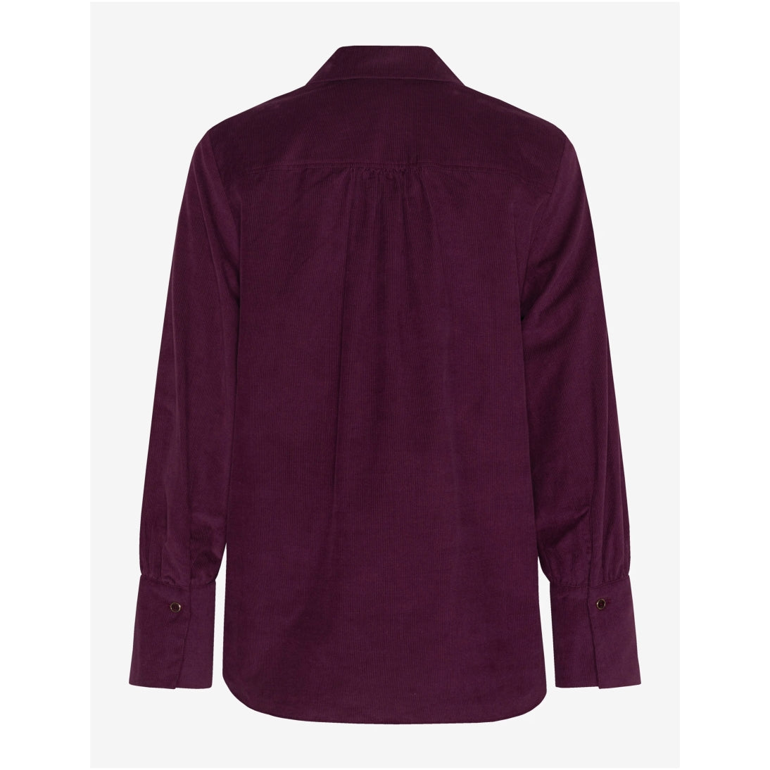Brax Pure Cotton Corded Shirt Blouse Viki 45-9368 Plum