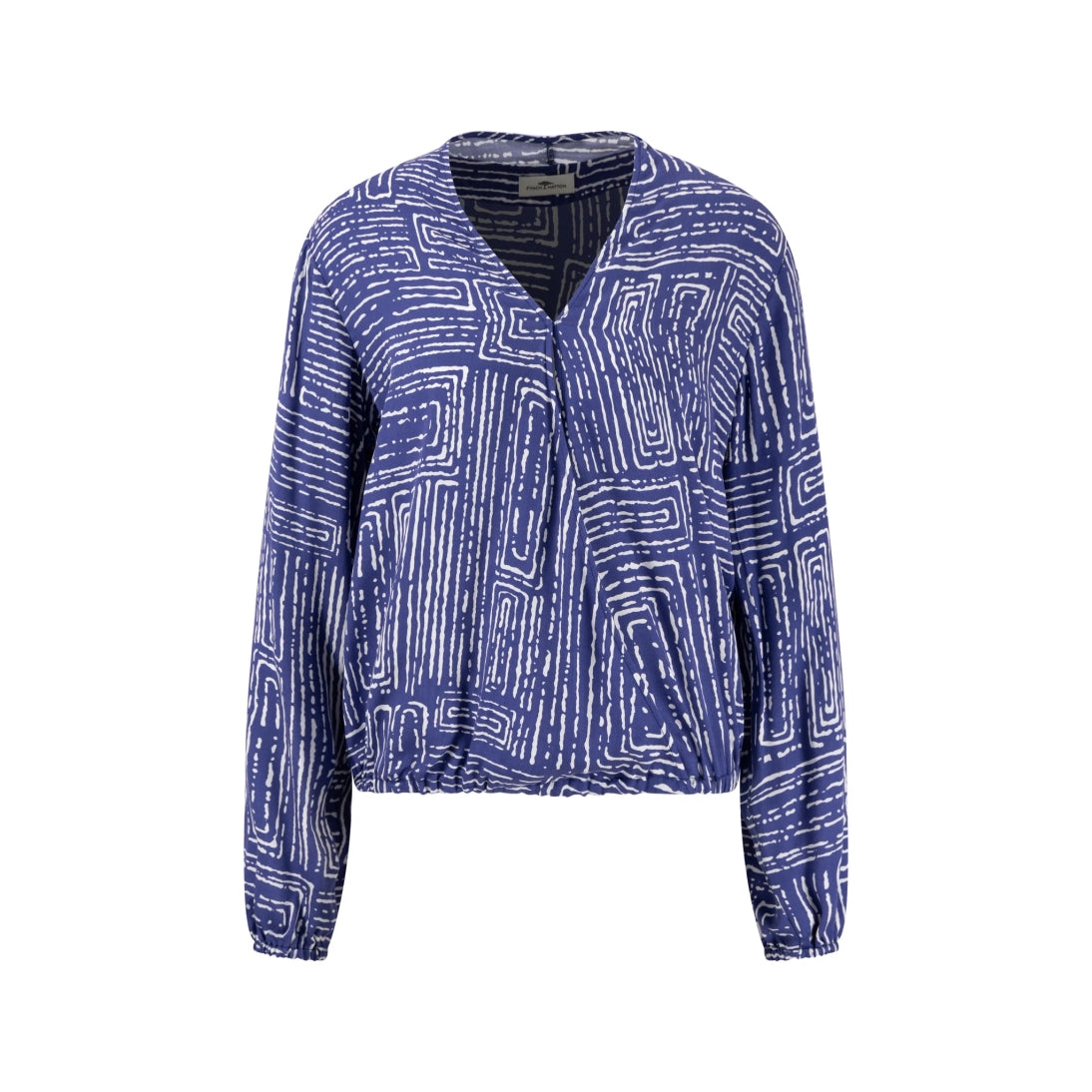 Fynch-Hatton Blurry Square Blouse in Blue Purple 25021224