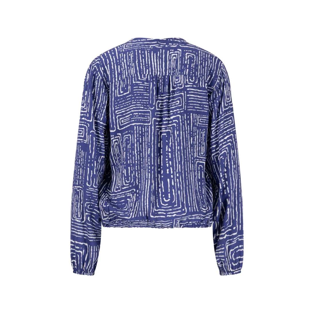 Fynch-Hatton Blurry Square Blouse in Blue Purple 25021224