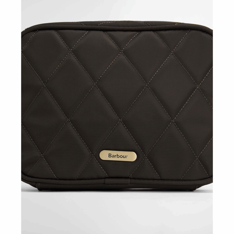 Barbour Quilted Crossbody Bag in Olive
