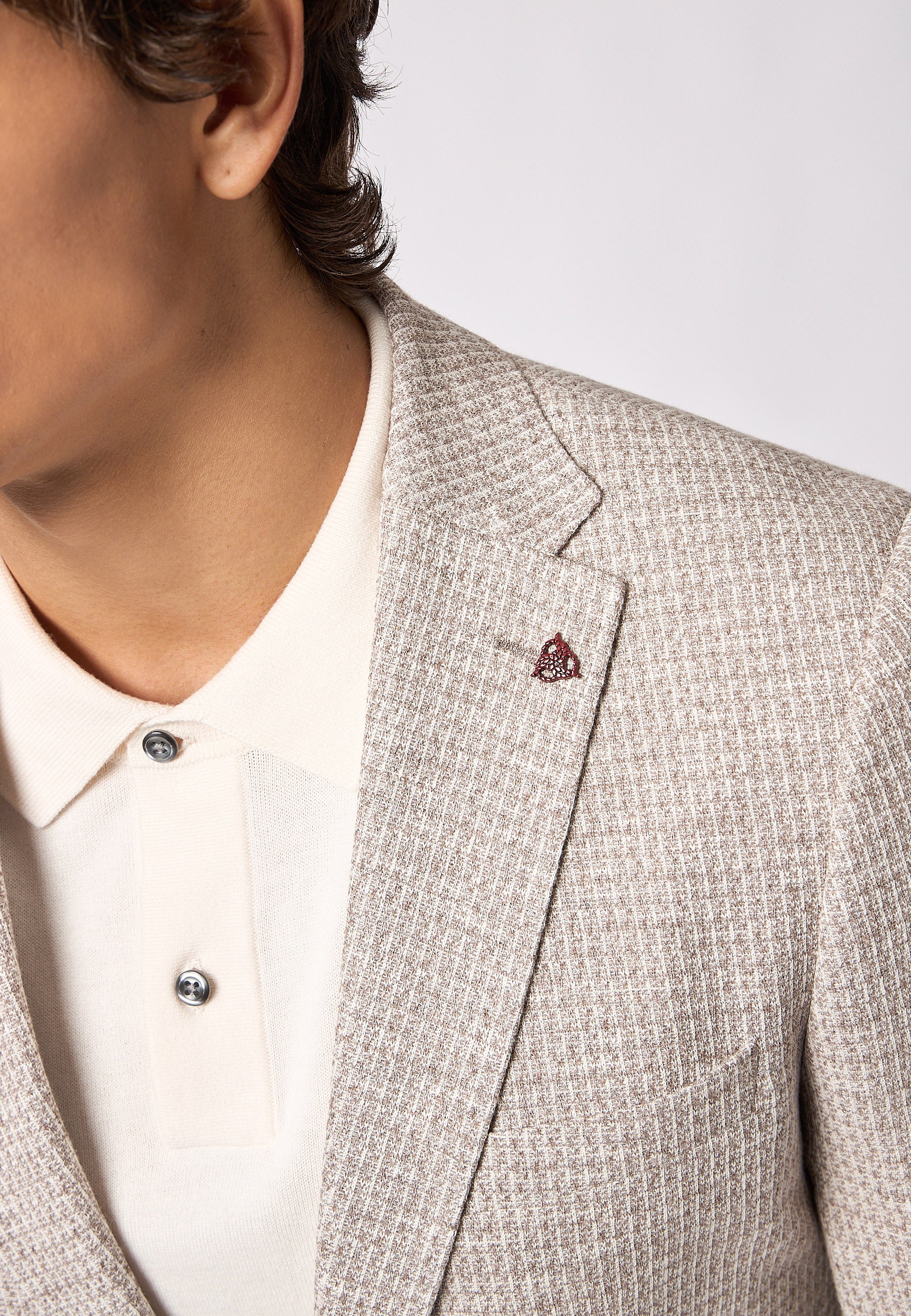 Roy Robson Slim Fit Cotton-Blend Jacket 14566 Brown