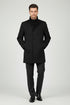 Black coat on a white background