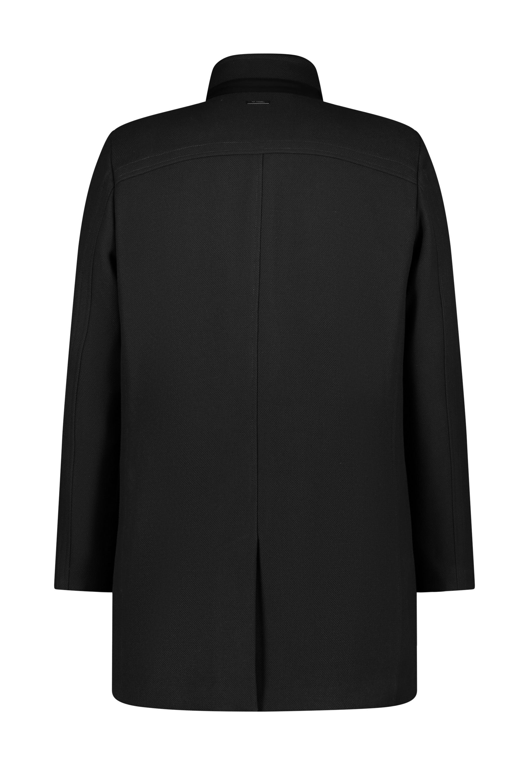 Roy Robson Overcoat in Black 04093
