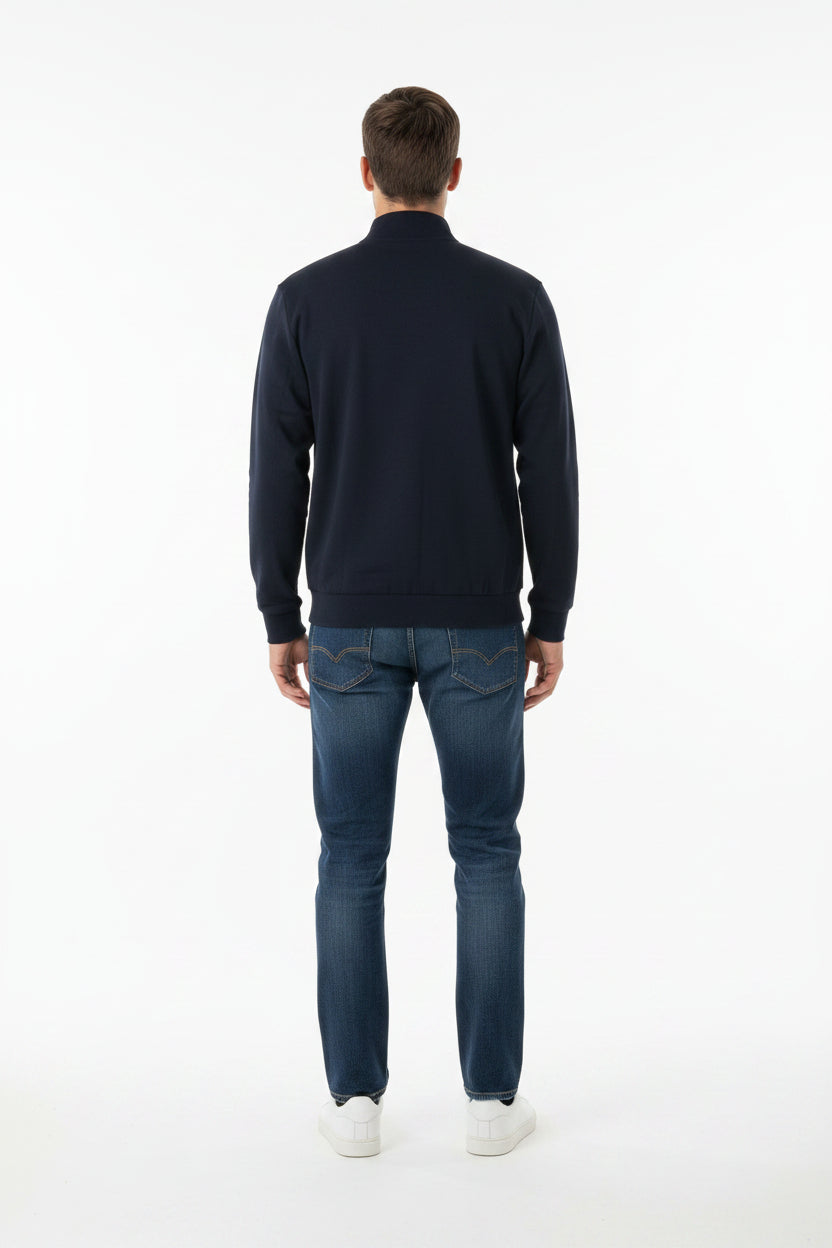 Roy Robson Bomber Jacket in Dark Blue
