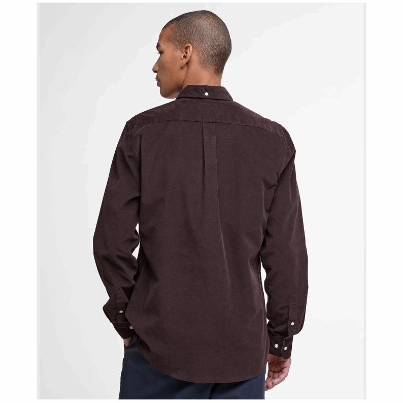 Barbour Ramsey Tailored Micro Cord Shirt – Dark Oak