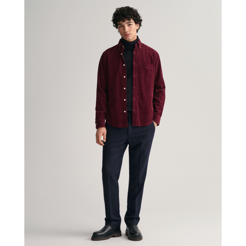 GANT Regular Fit Corduroy Shirt 3230228 Red Shadow
