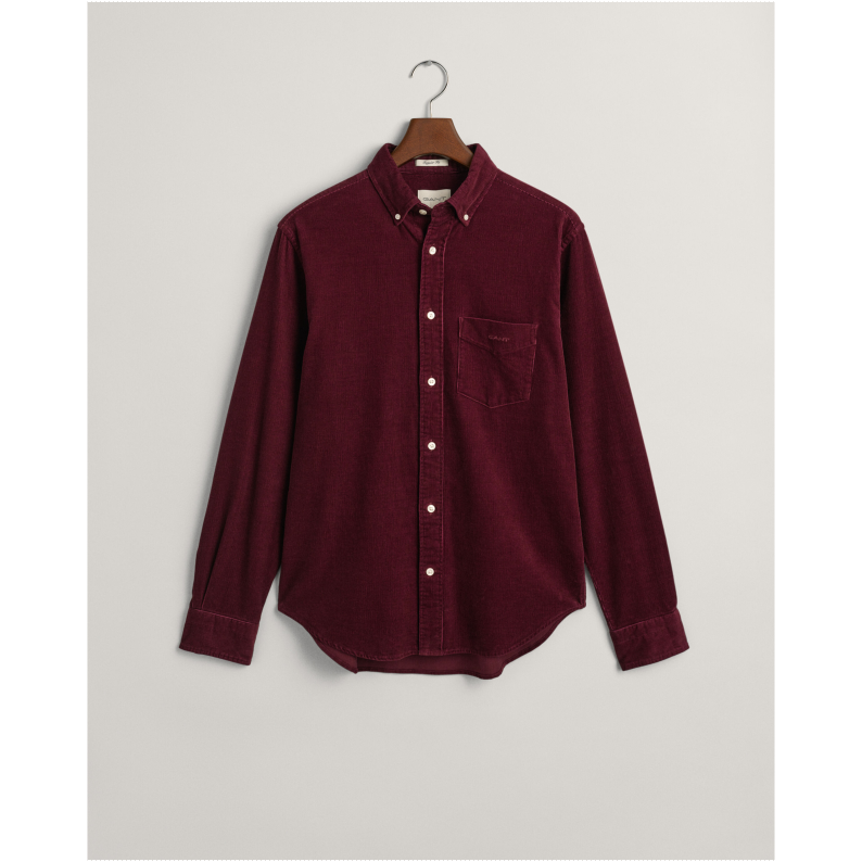 GANT Regular Fit Corduroy Shirt 3230228 Red Shadow