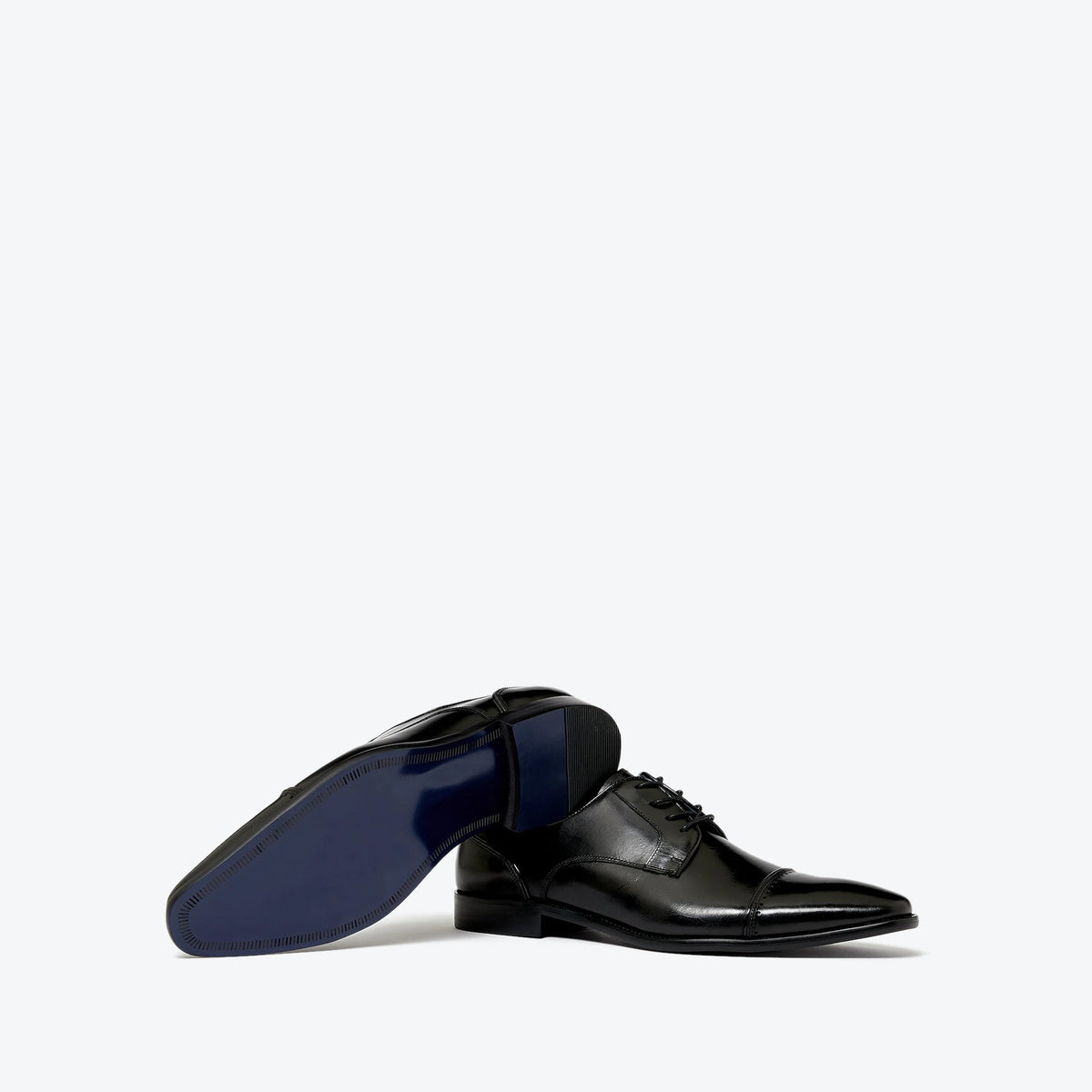 Remus Uomo Mens's Bonuci Leather Derby Shoe Black