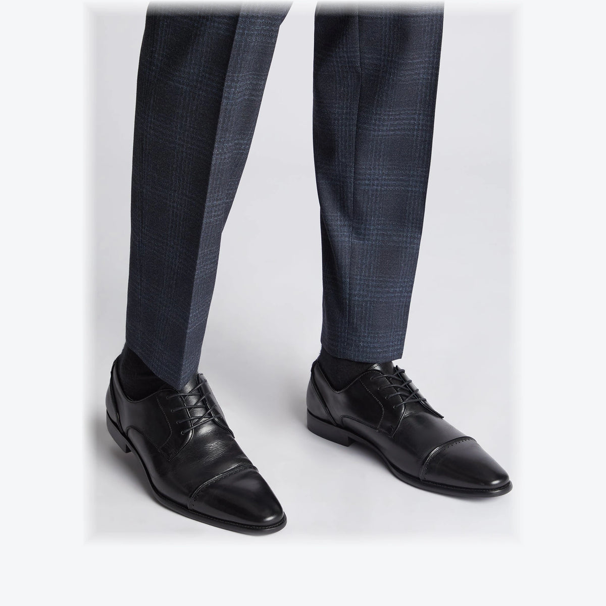 Remus Uomo Mens's Bonuci Leather Derby Shoe Black