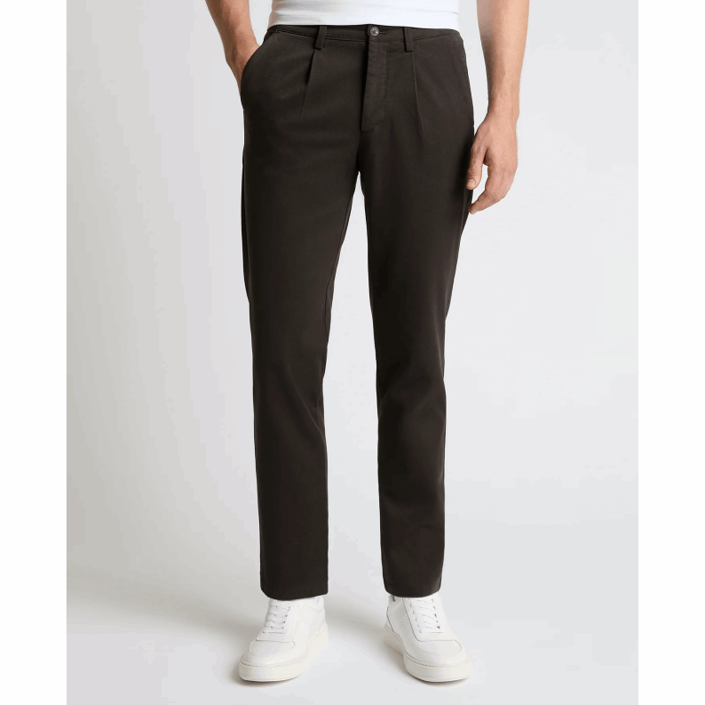 remus-uomo-riley-stretch-chinos-brown-front