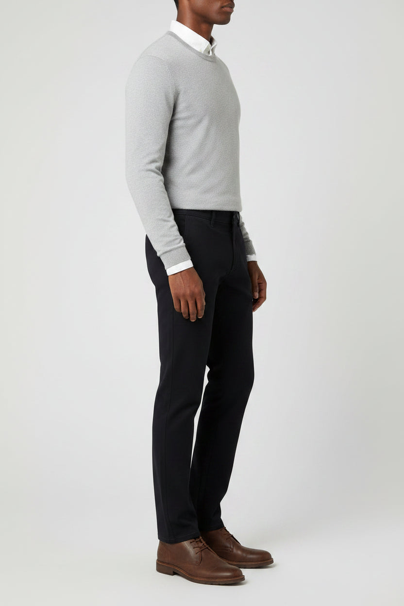 Midnight blue slim-fit chinos