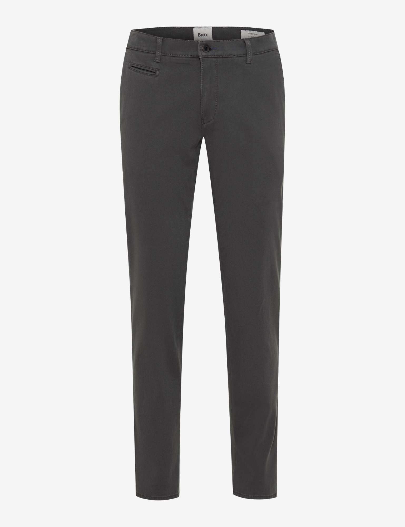 BRAX Fabio Hi-FLEX Royal Gabardine Chinos in Grey 07-1153