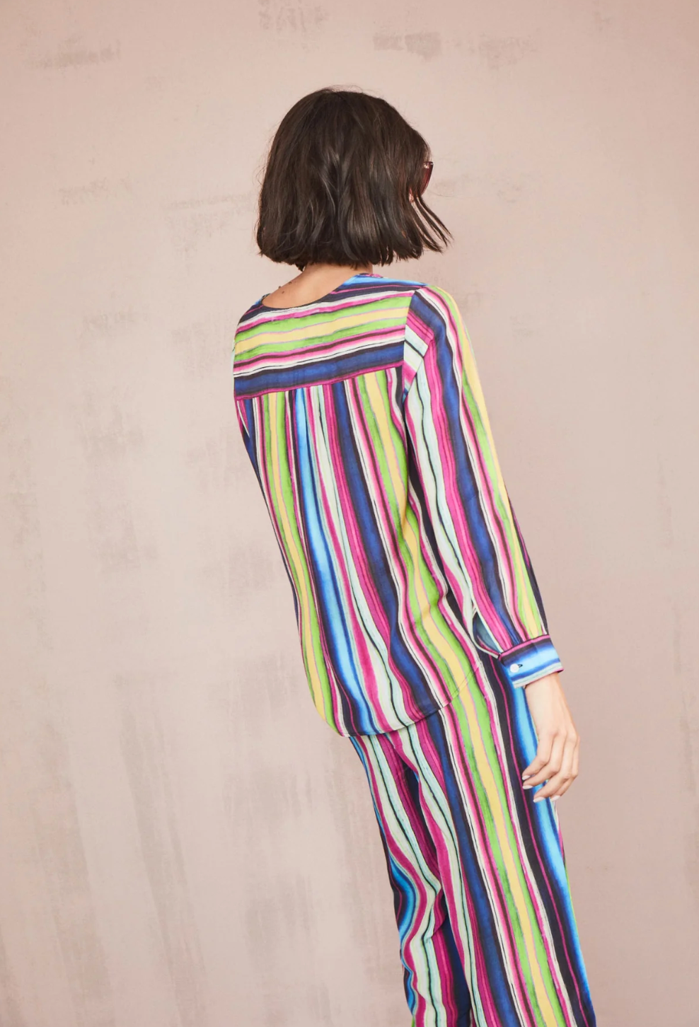 Fynch-Hatton STRIPED V-NECK Blouse 1023