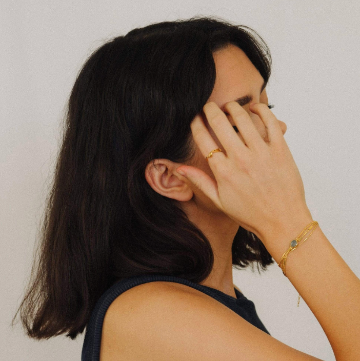 Daisy London LABRADORITE HEALING STONE BOBBLE BRACELET HBR1007_GP