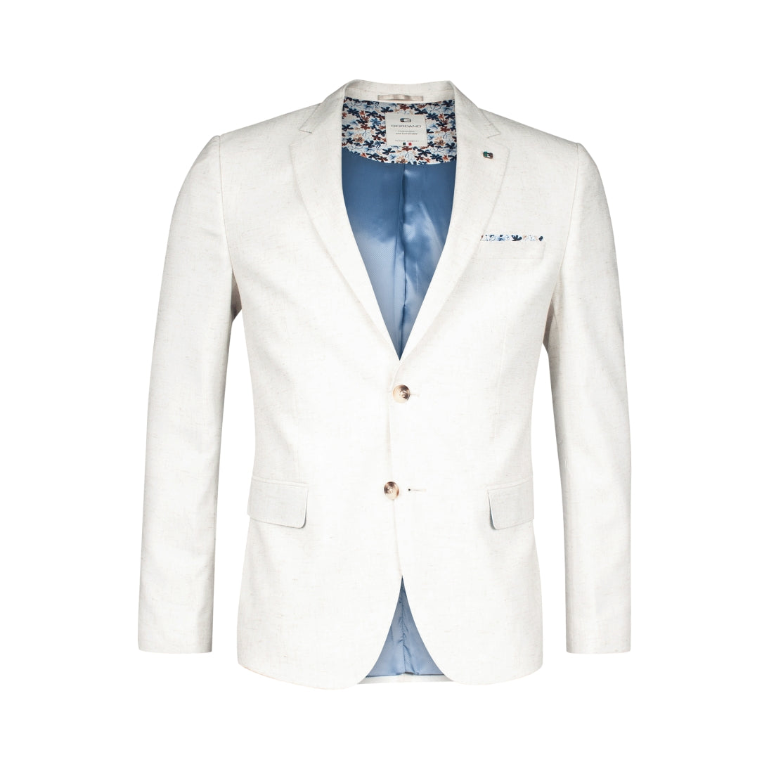 Giordano Linen Mix Blazer in Snow White