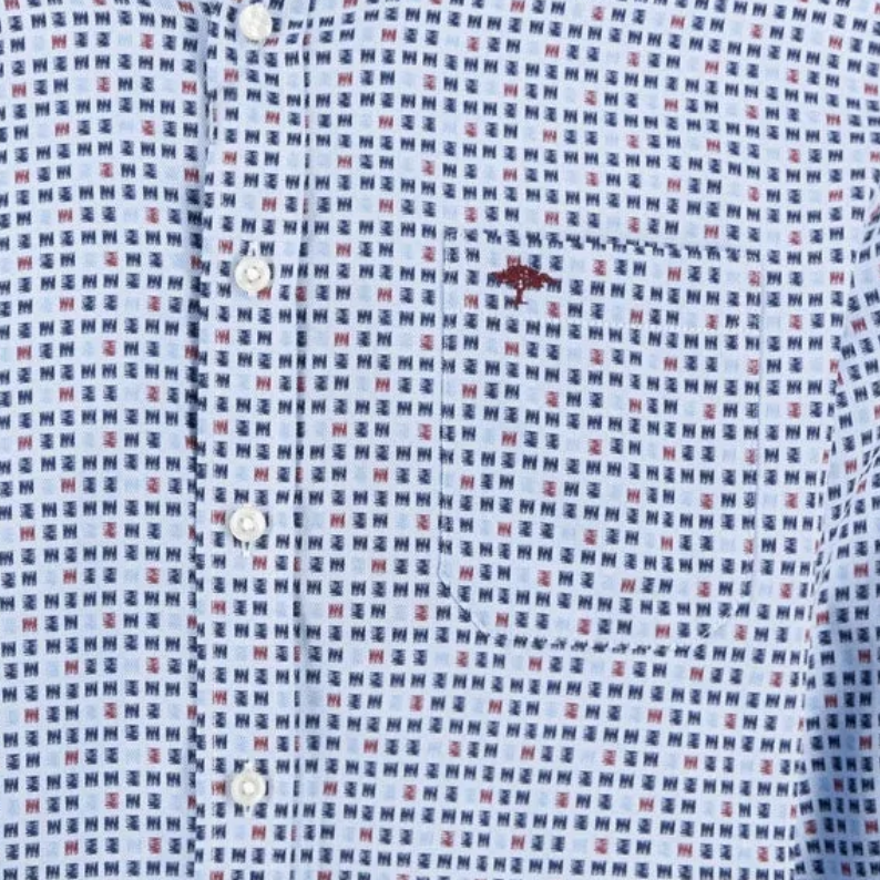 Fynch-Hatton Button Down Cotton Shirt - Deep Merlot