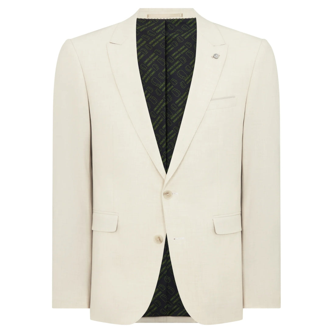 Remus Uomo Massa Slim Fit Stretch Suit Jacket 12703 Stone