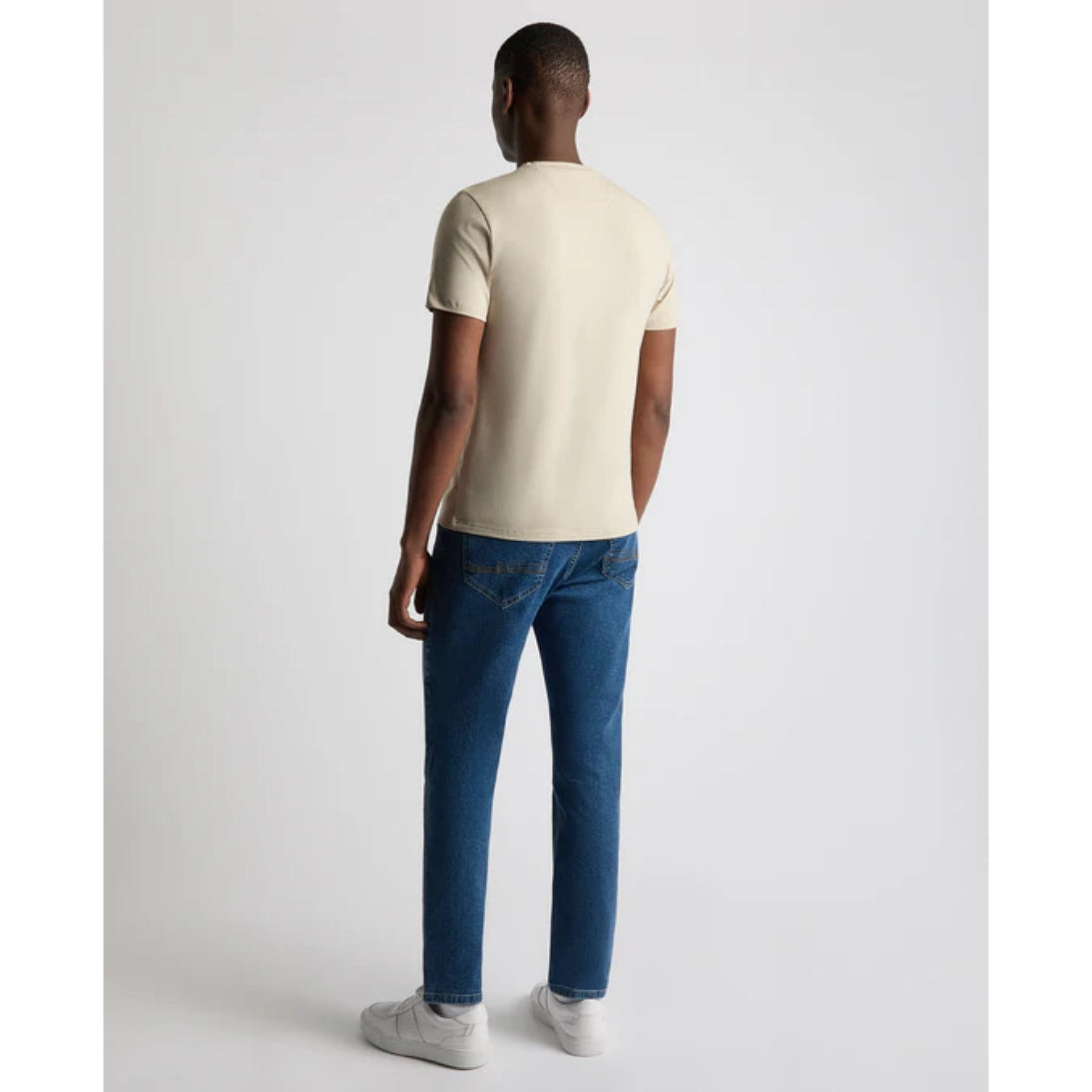 Remus Uomo Silky Stretch Tencel T-shirt 58804 Stone