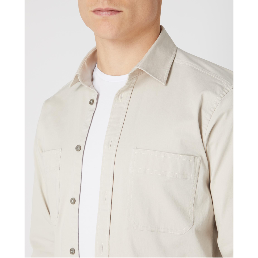 Remus Uomo Stone Casual Stretch Shirt: Effortless Elegance in Regular Fit 13720