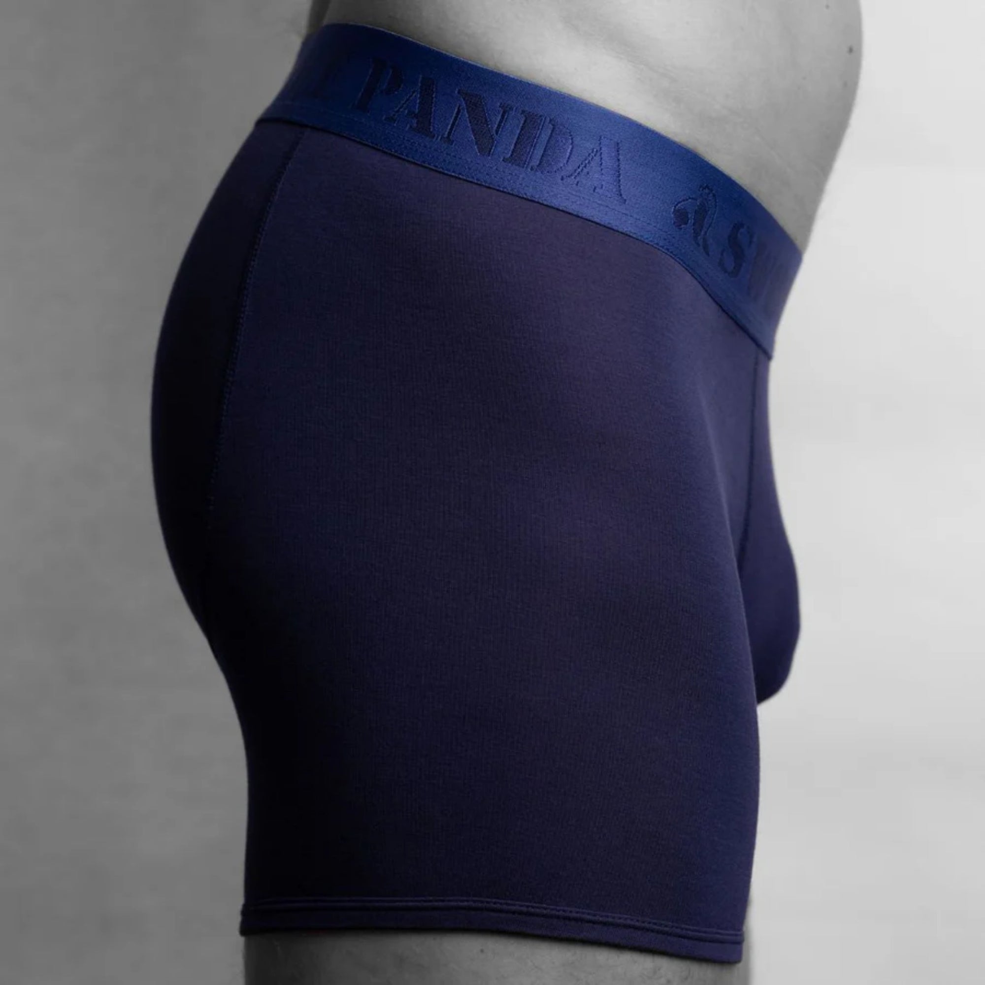 Swole Panda Bamboo Boxers in Navy