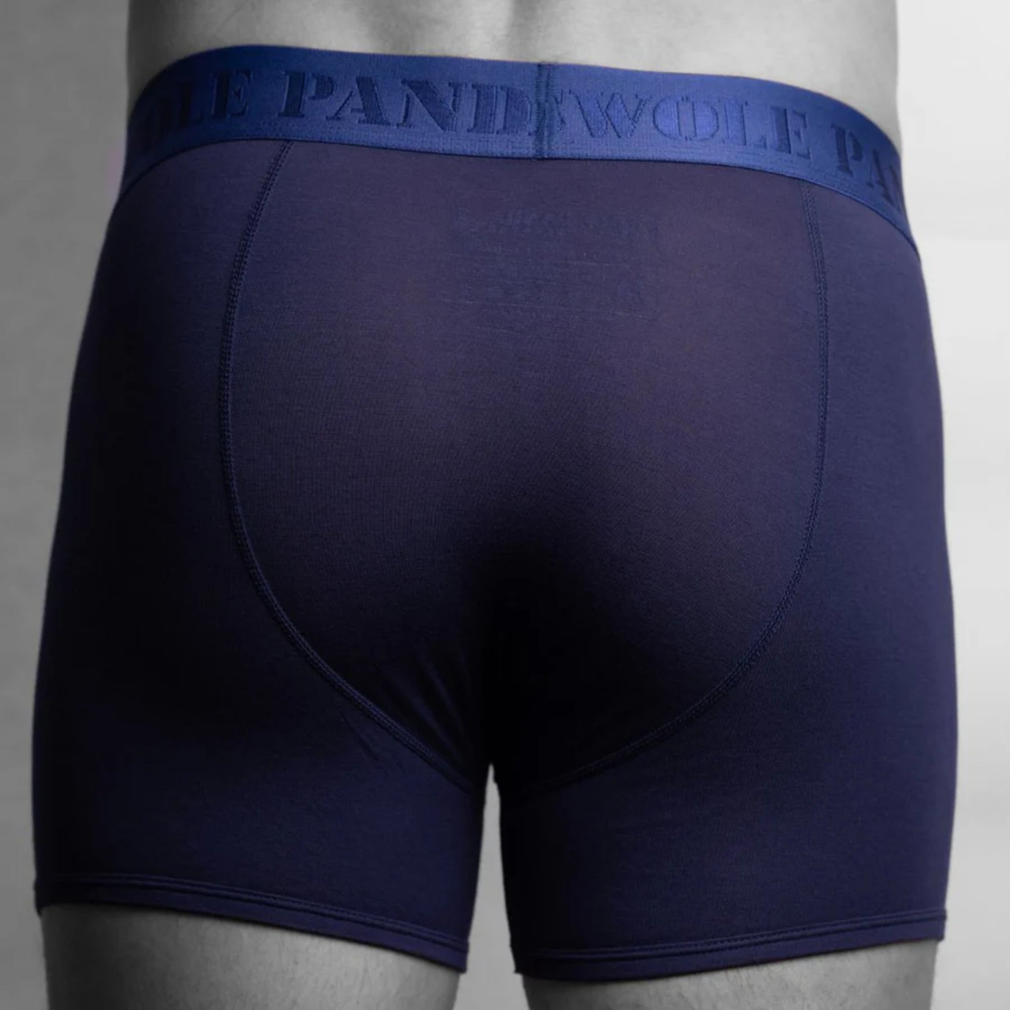 Swole Panda Bamboo Boxers in Navy