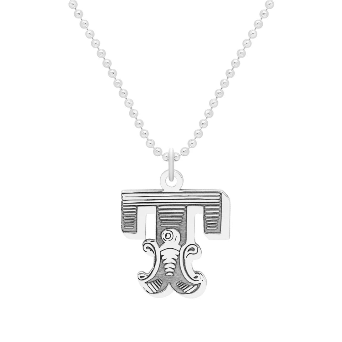 Carter Gore Small Letter Necklace Sterling Silver A-Z