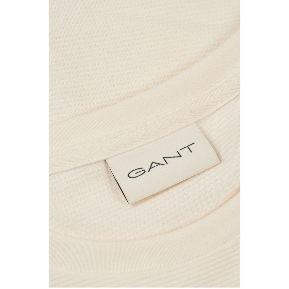 GANT Textured Tee Cream 2003304
