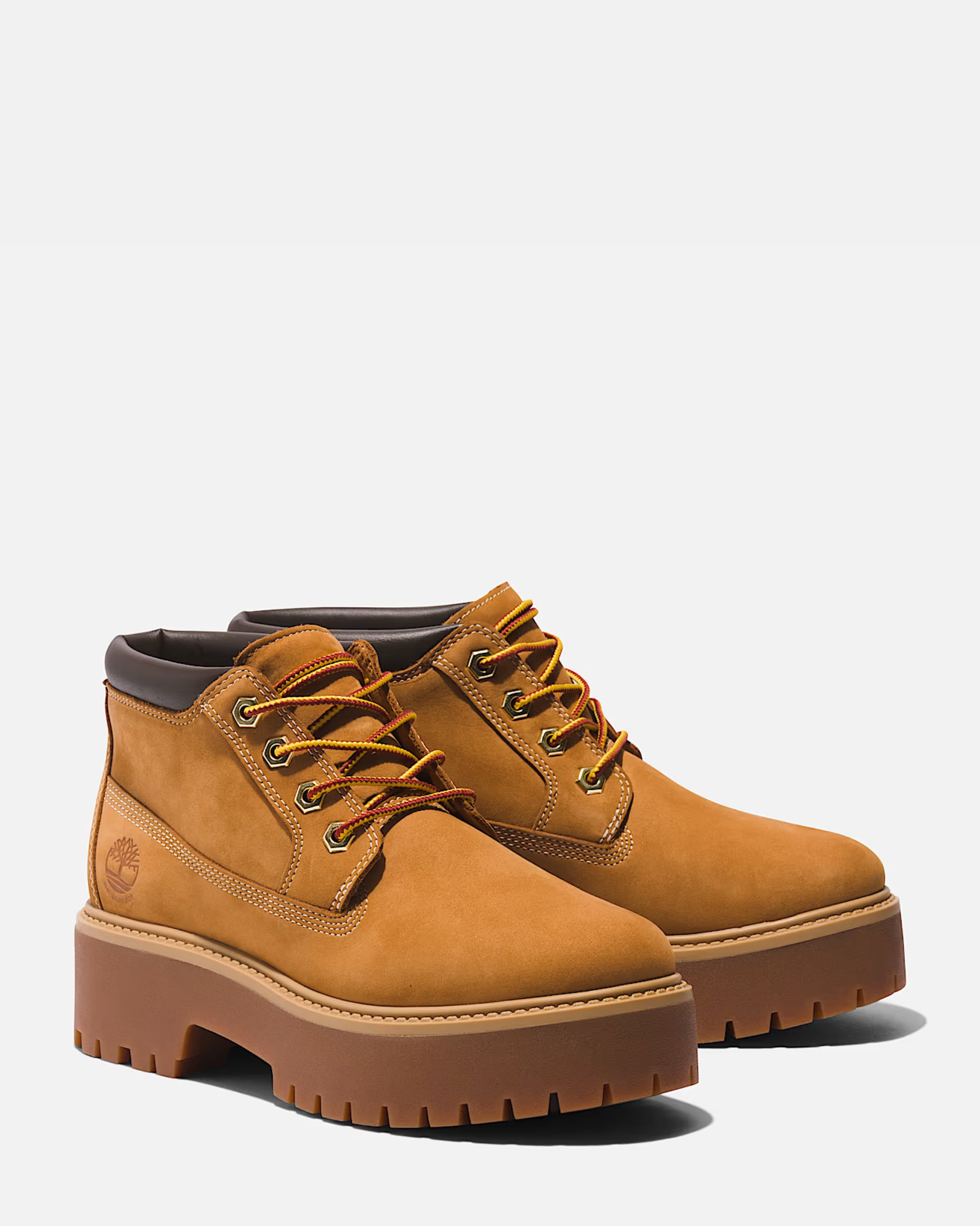 Timberland® Stone Street Waterproof Mid Lace Up Boot In Yellow
