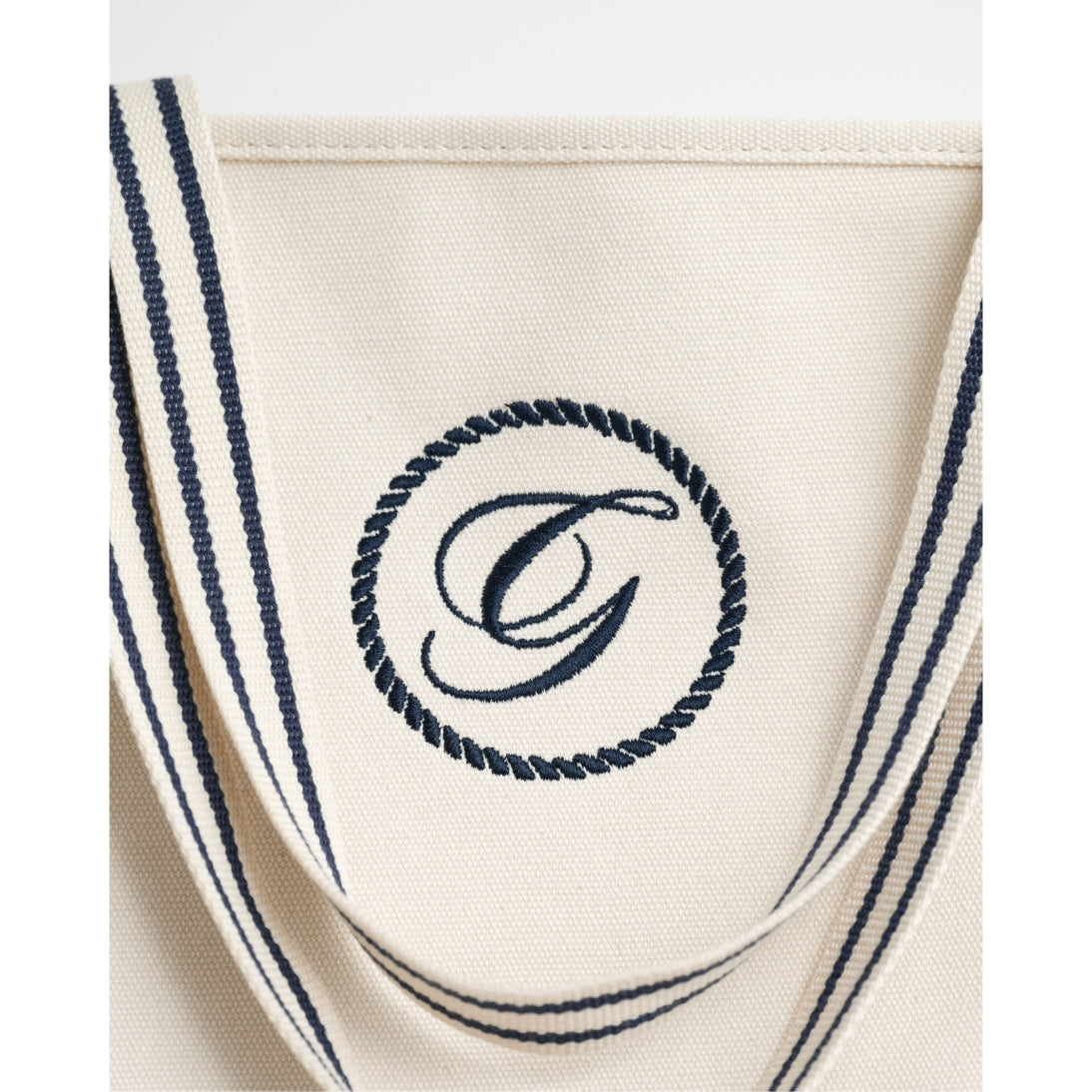 GANT Canvas Beach Tote Bag Cream 4975130