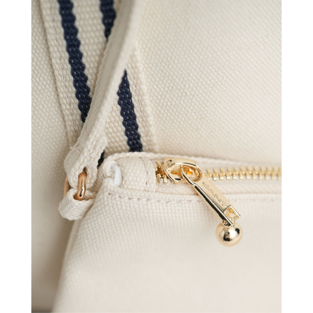 GANT Canvas Beach Tote Bag Cream 4975130