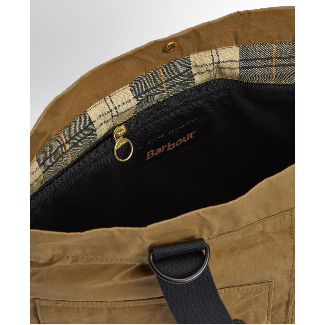 Barbour Transport Carry-All Tote Bag UBA0744KH51 Golden Khaki