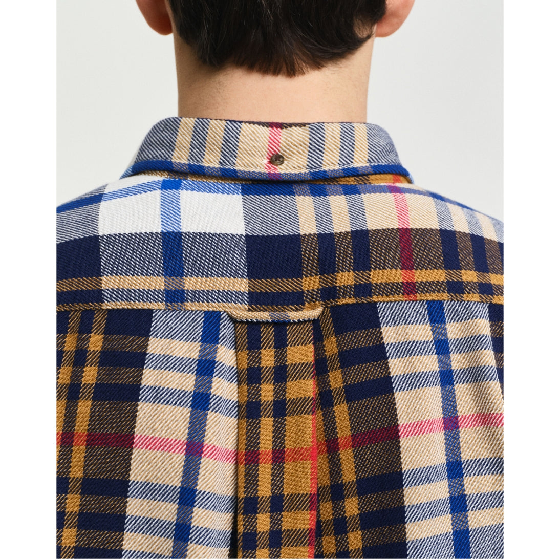 GANT Checked Twill Shirt Regular Fit Cumin Beige 3240220
