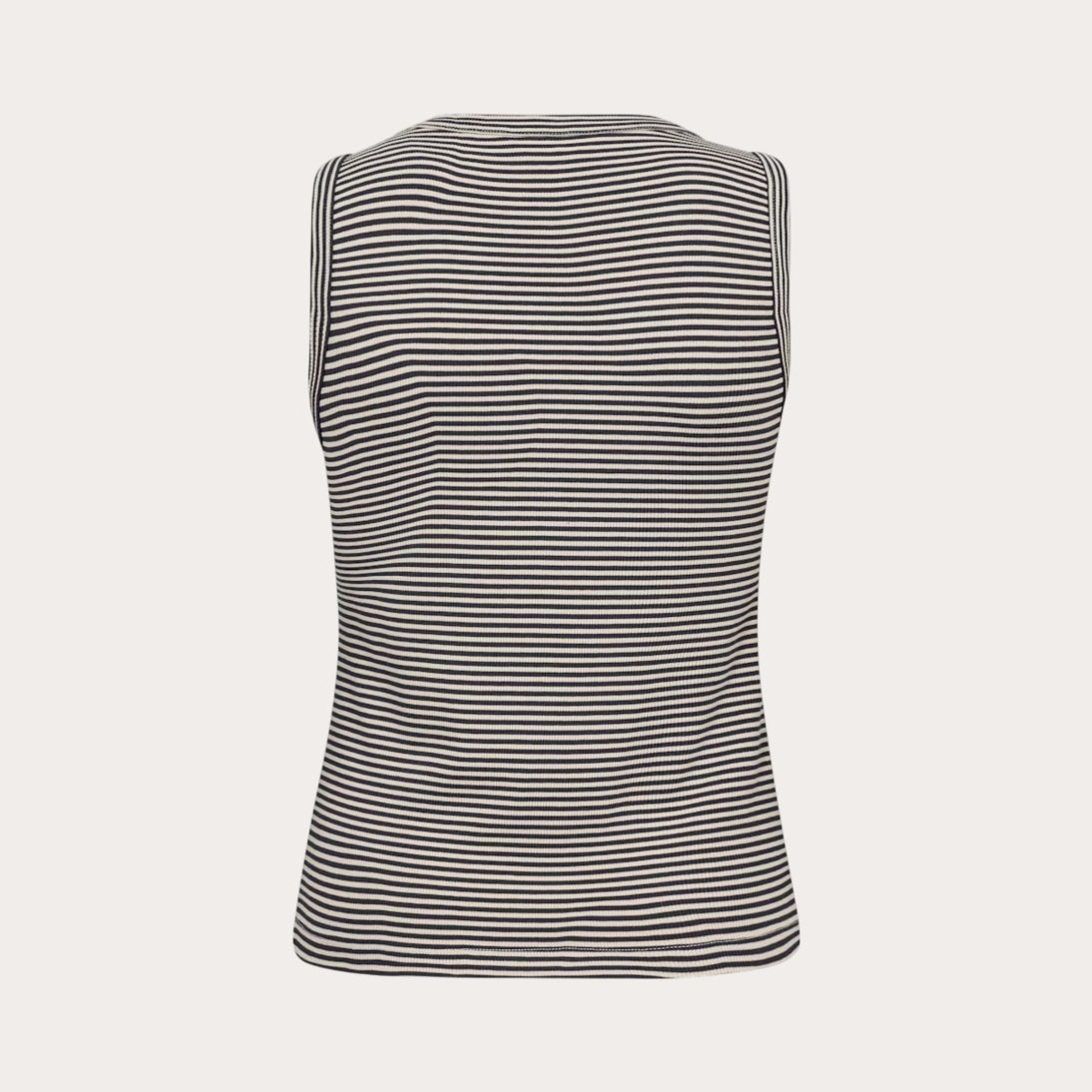 Part Two Nikkia Stretch T-Shirt Tank Top French Oak and Navy Stripe 30309582
