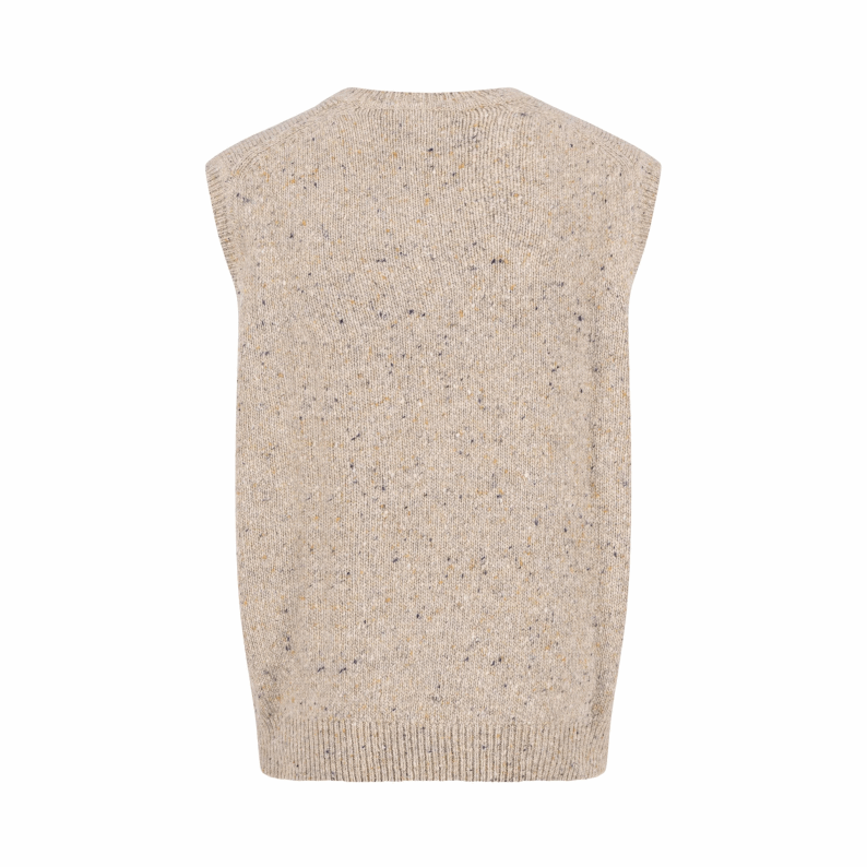 Fynch-Hatton V-Neck Knitted Vest in Alpaca Wool