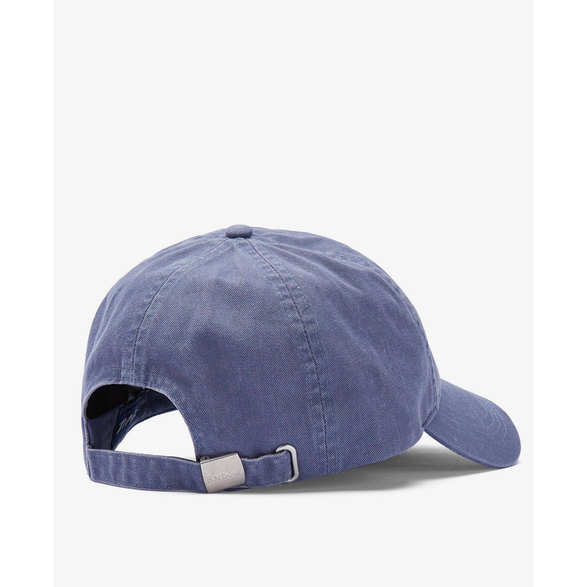 Blue baseball cap on a white background