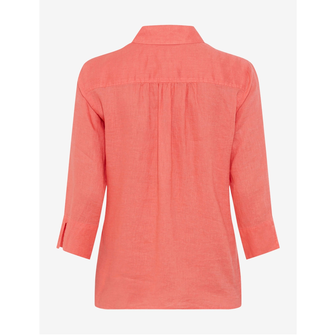 Brax Pure Linen 3/4 Sleeve Blouse Vicki 41-7038 Watermelon