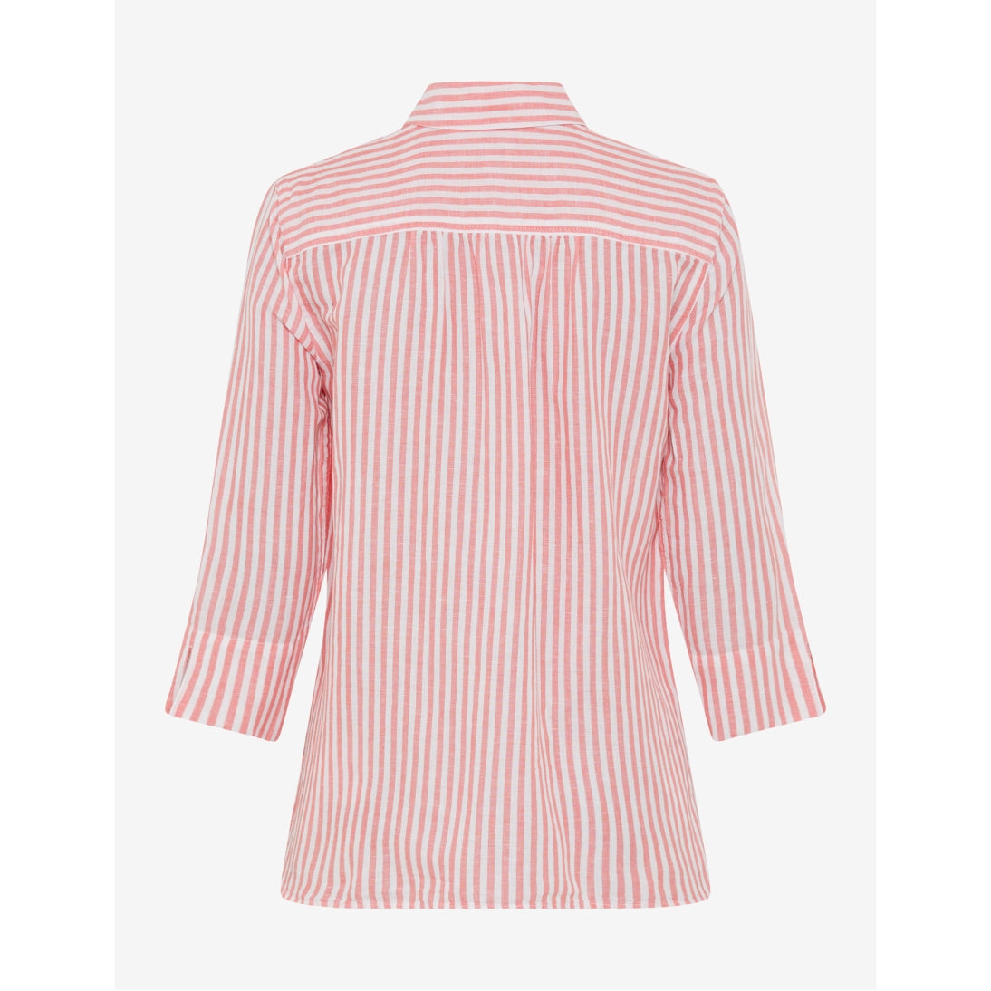 Brax Linen-Cotton mix Striped Blouse Vicki 41-7568 in Watermelon