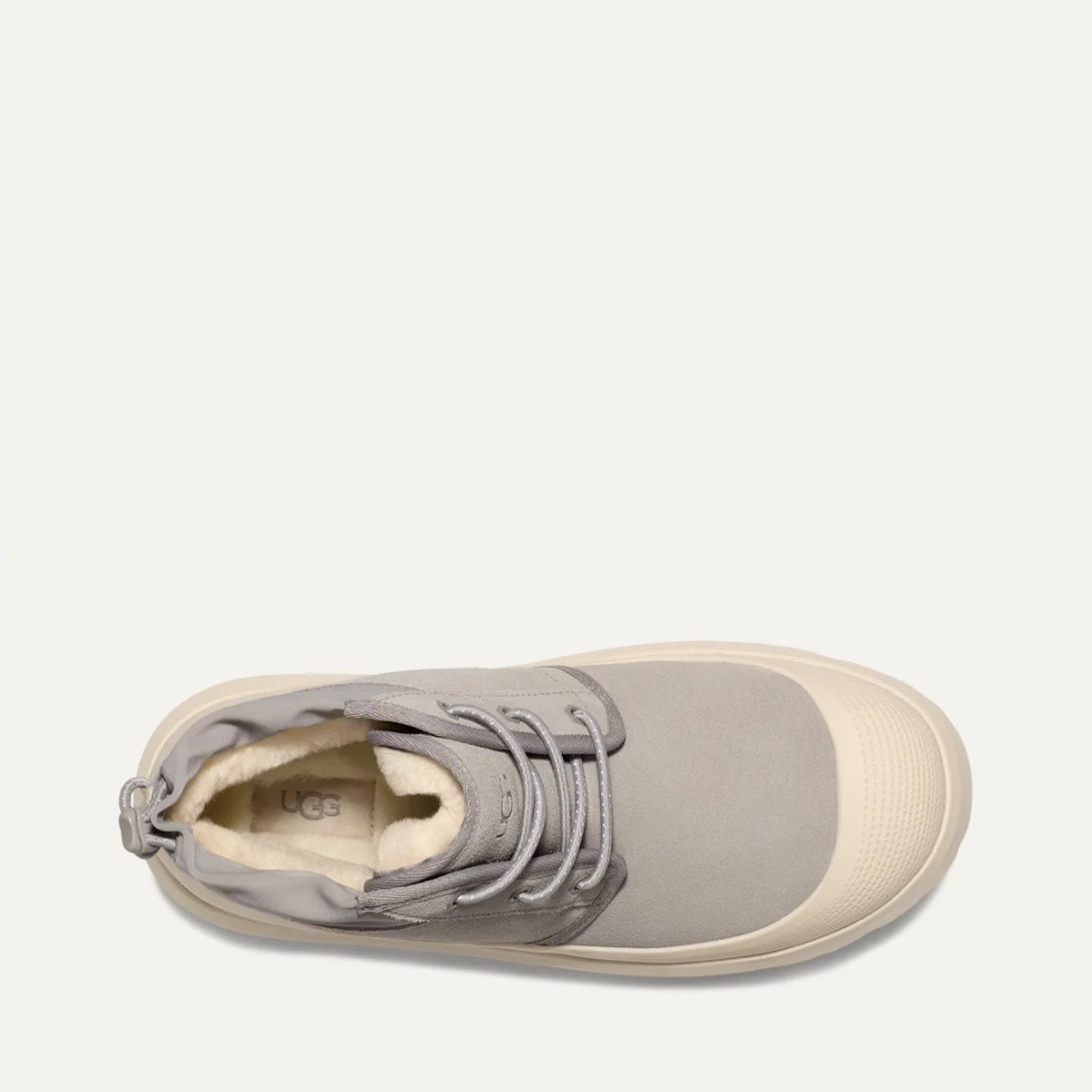 UGG Neumel Weather Hybrid Boots with lace-up closure and a chunky tread sole.