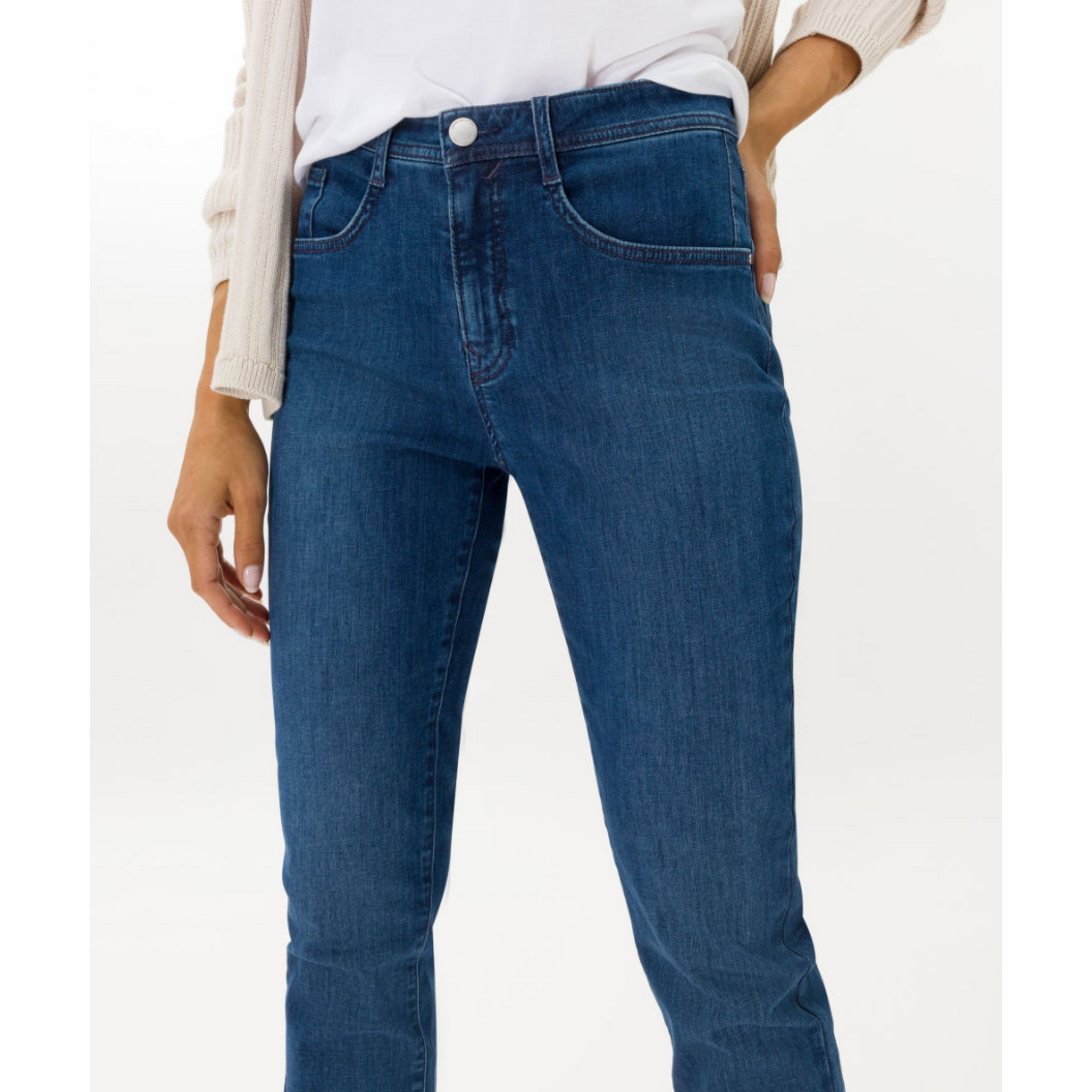 Brax Five-pocket Stretch Jeans Mary 70-7000/25 - Blue