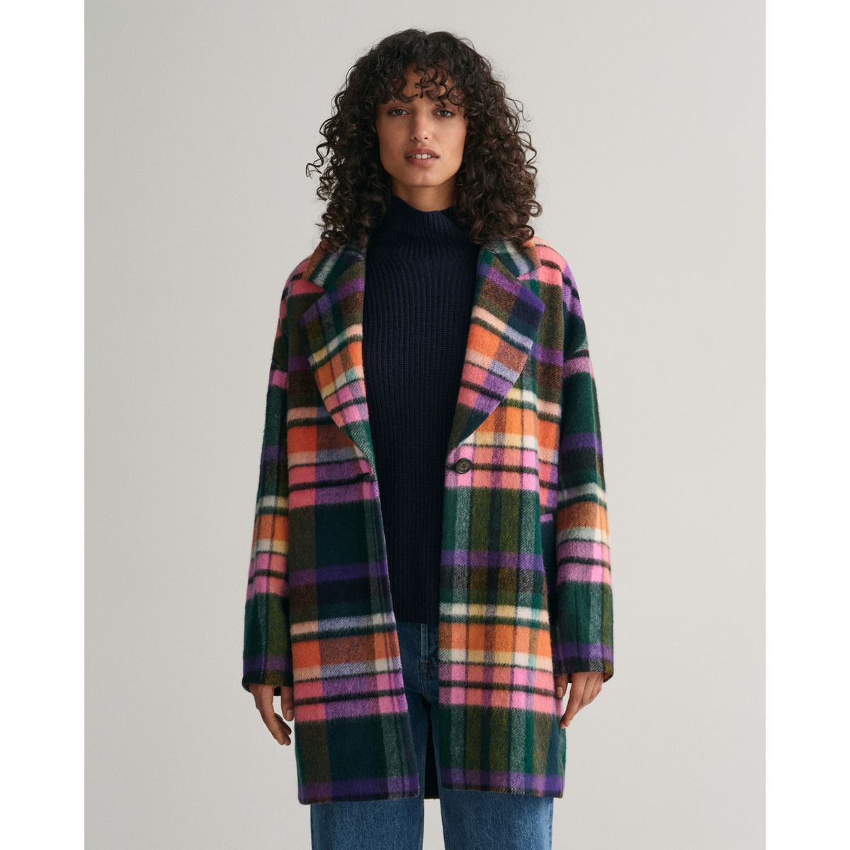 CheckOverspringCoat＆CheckBalloonPants